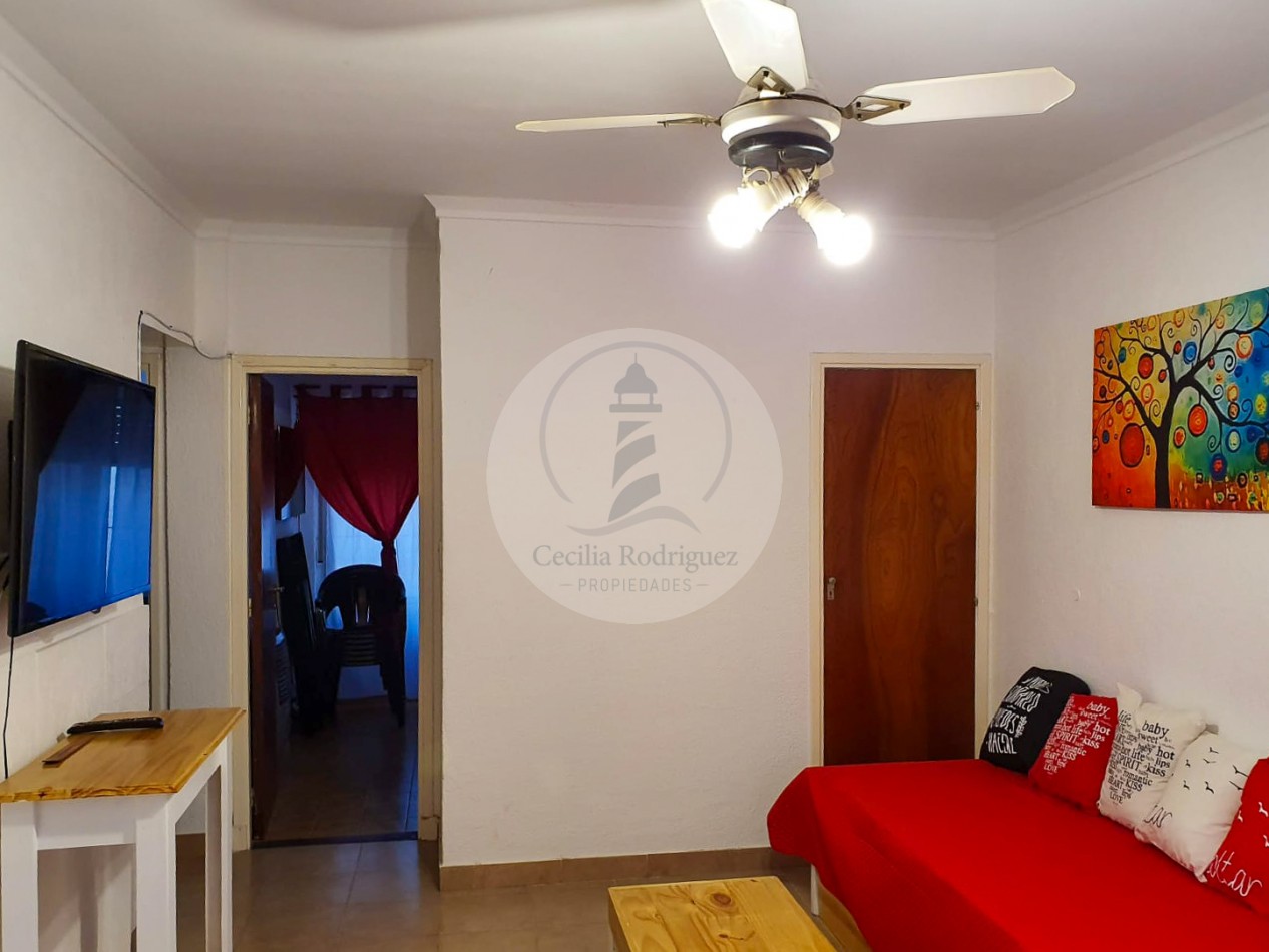 Departamento 2 amb. a 1 cuadra del mar impecable
