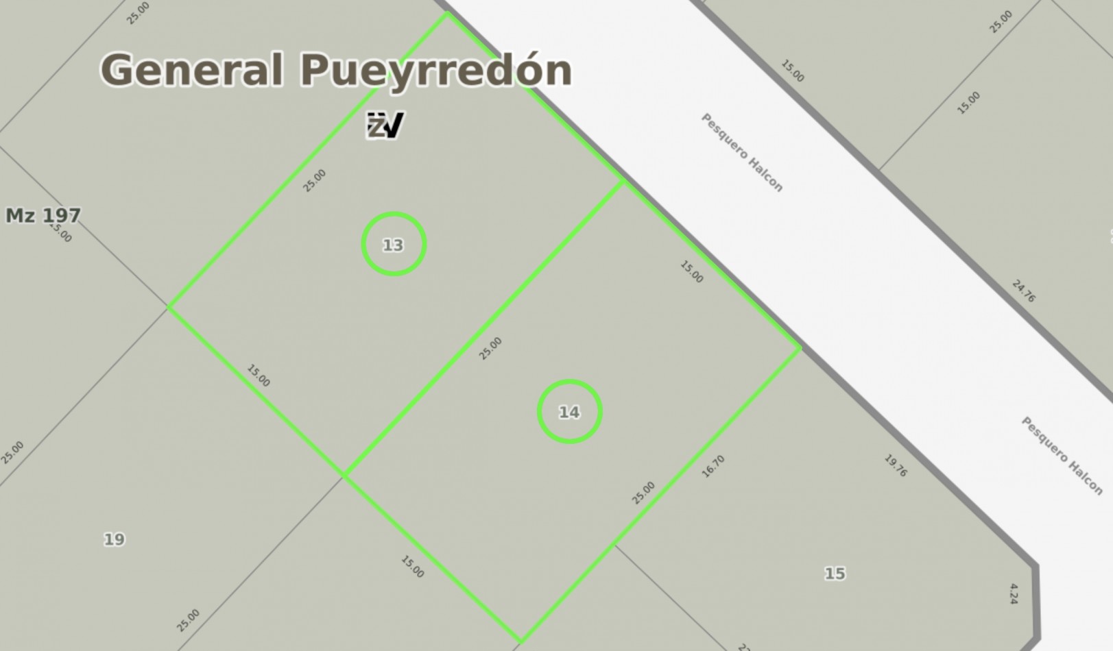 Lotes Linderos de 375m2 c/u  - Ideal Inversion