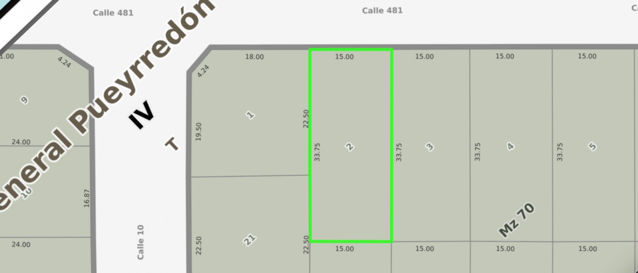 Lote en venta de 15 x 33m - Excelente Ubicacion B. Los Acantilados